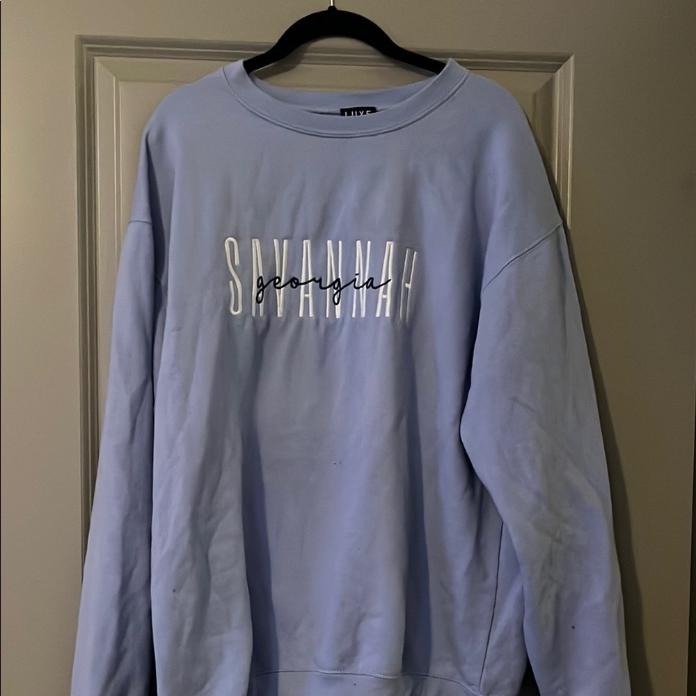 Light Purple Savannah Georgia Sweatshirt